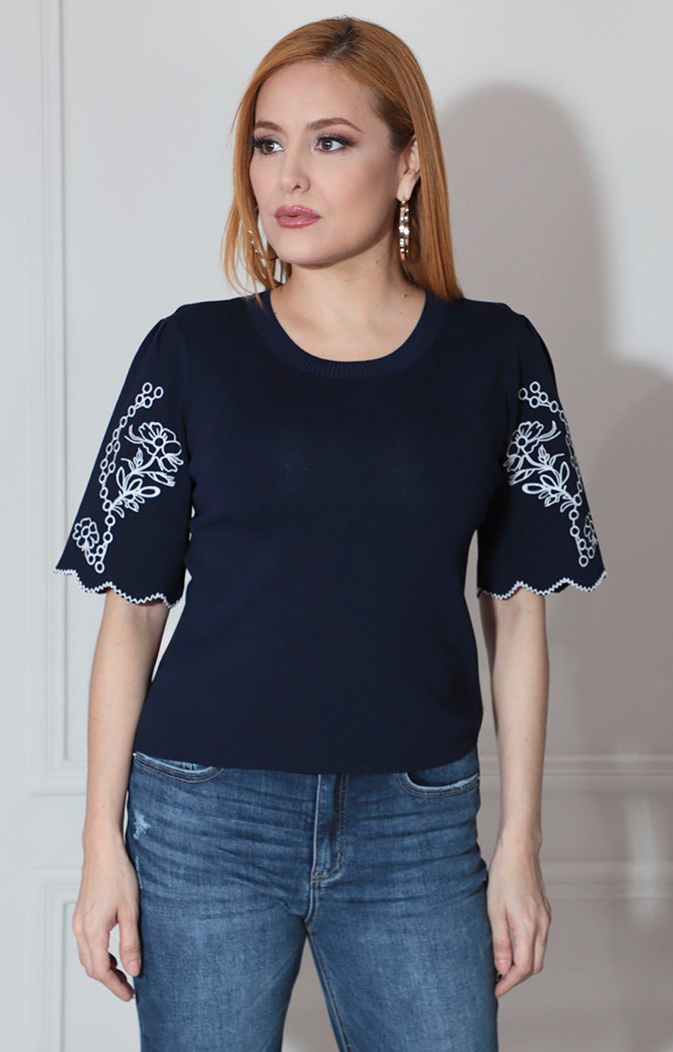 Blusa azul marino - BLUSA Boutiquemirel 