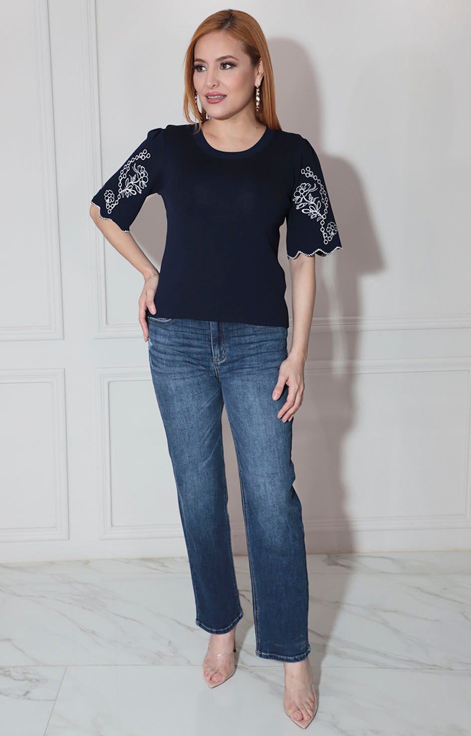 Blusa azul marino - BLUSA Boutiquemirel 