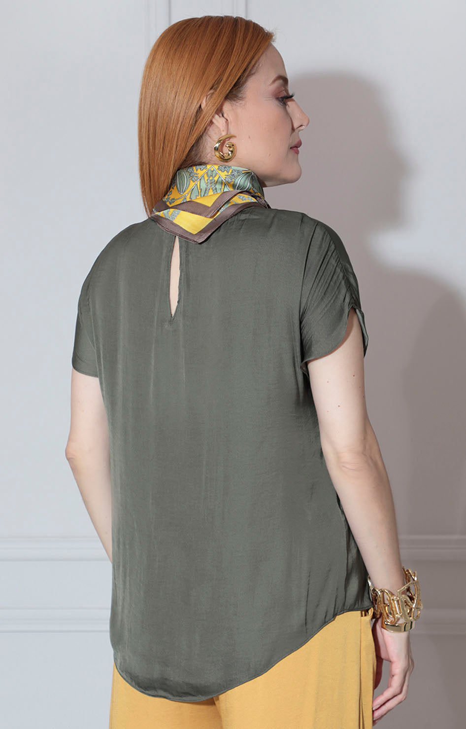 Blusa verde olivo - BLUSA Boutiquemirel 