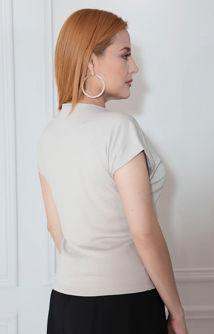 Blusa beige - BLUSA Boutiquemirel 