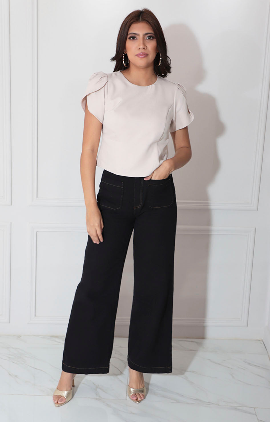 Blusa beige - BLUSA Boutiquemirel 