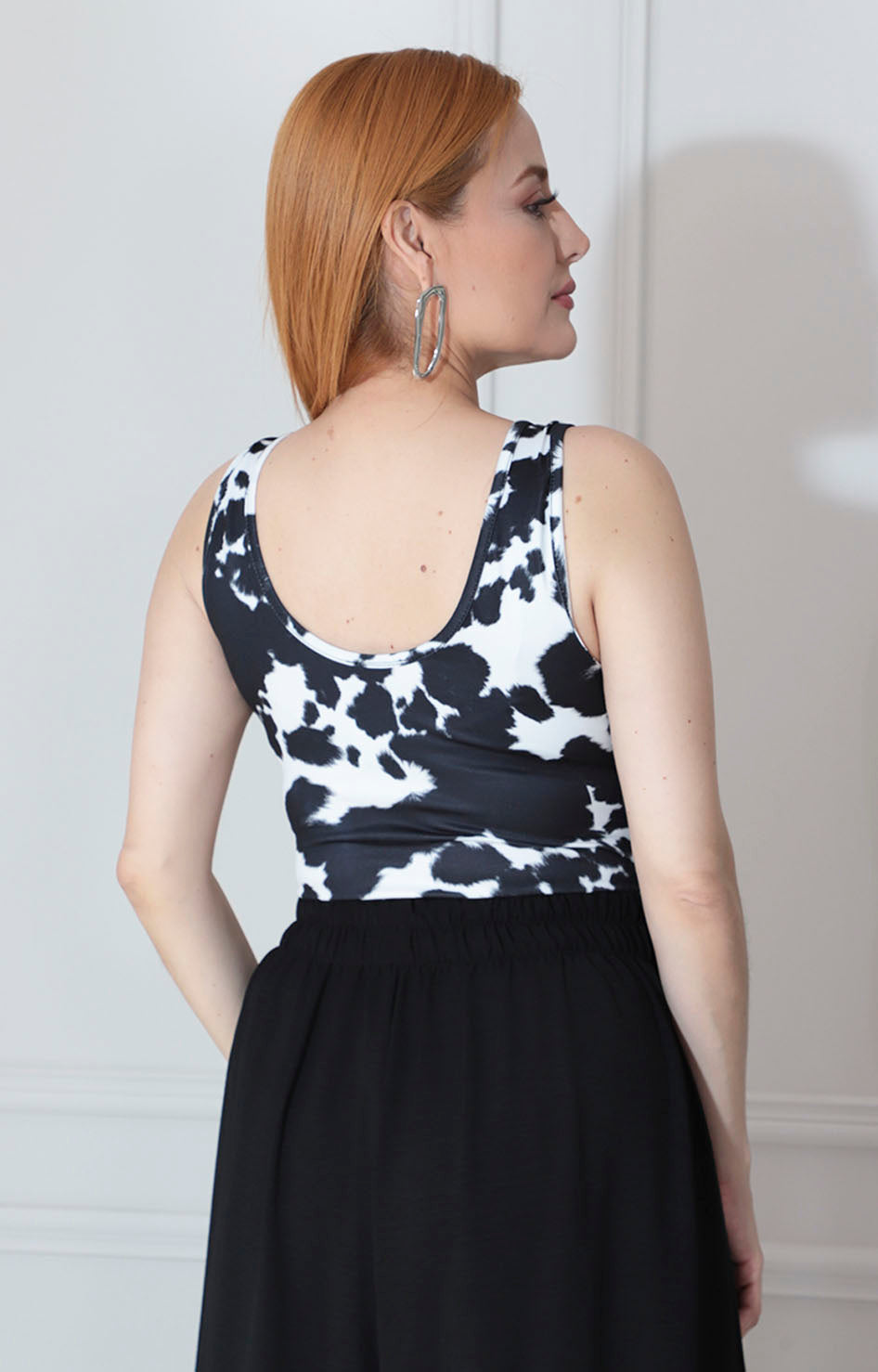 Pantiblusa blanca cow - BLUSA Boutiquemirel 