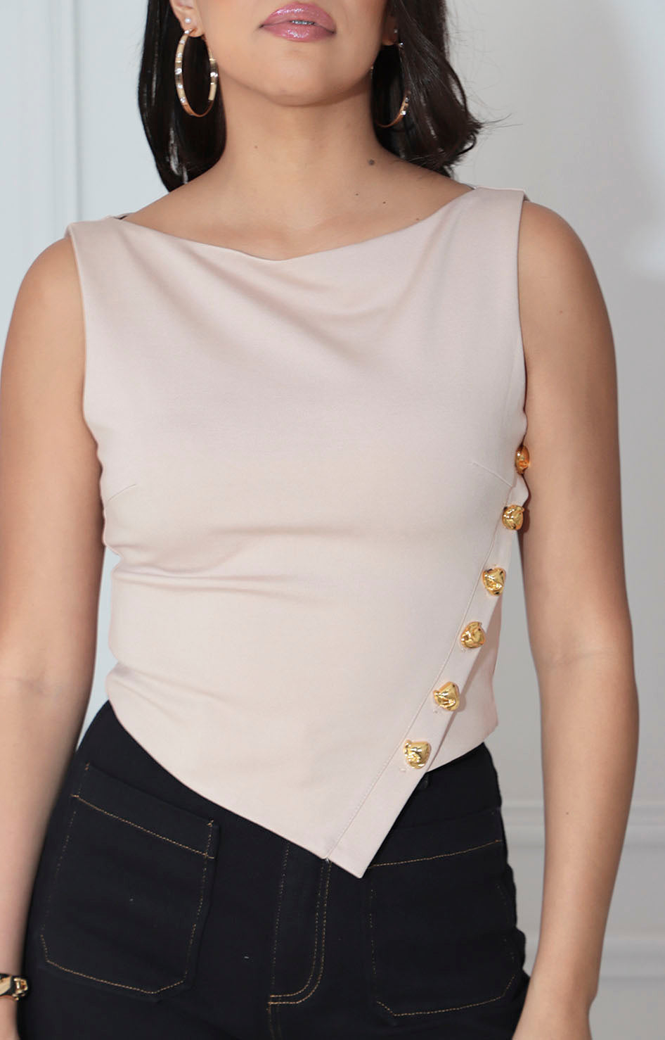 Blusa beige - BLUSA Boutiquemirel 
