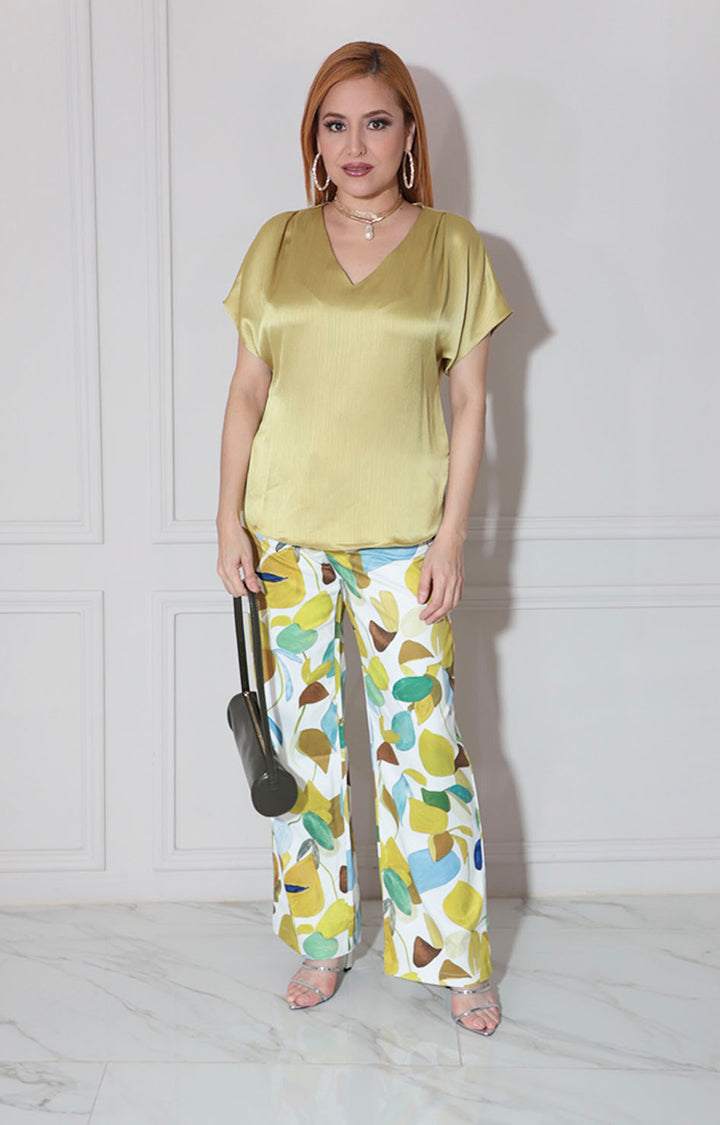 Blusa satinada lima - BLUSA Boutiquemirel 