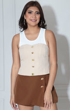 Blusa beige - BLUSA Boutiquemirel 
