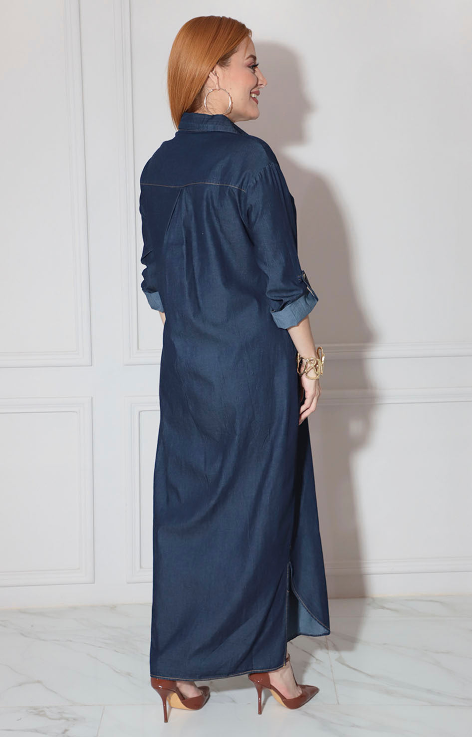 Vestido camisero denim - VESTIDO Boutiquemirel 