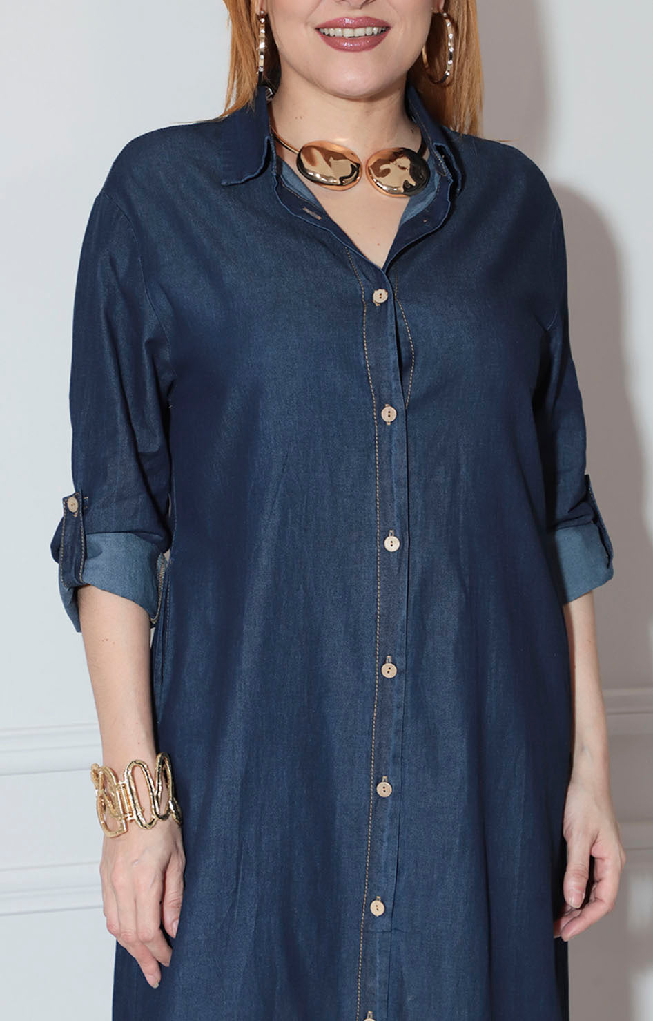 Vestido camisero denim - VESTIDO Boutiquemirel 