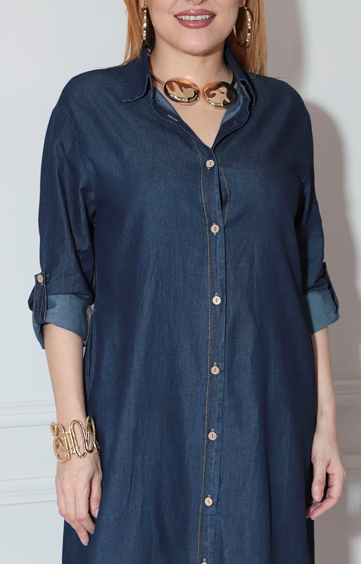 Vestido camisero denim - VESTIDO Boutiquemirel 