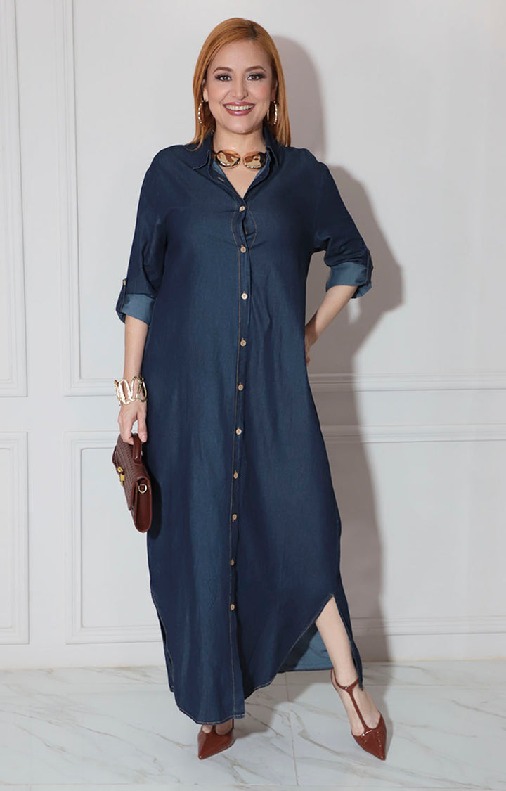 Vestido camisero denim - VESTIDO Boutiquemirel 