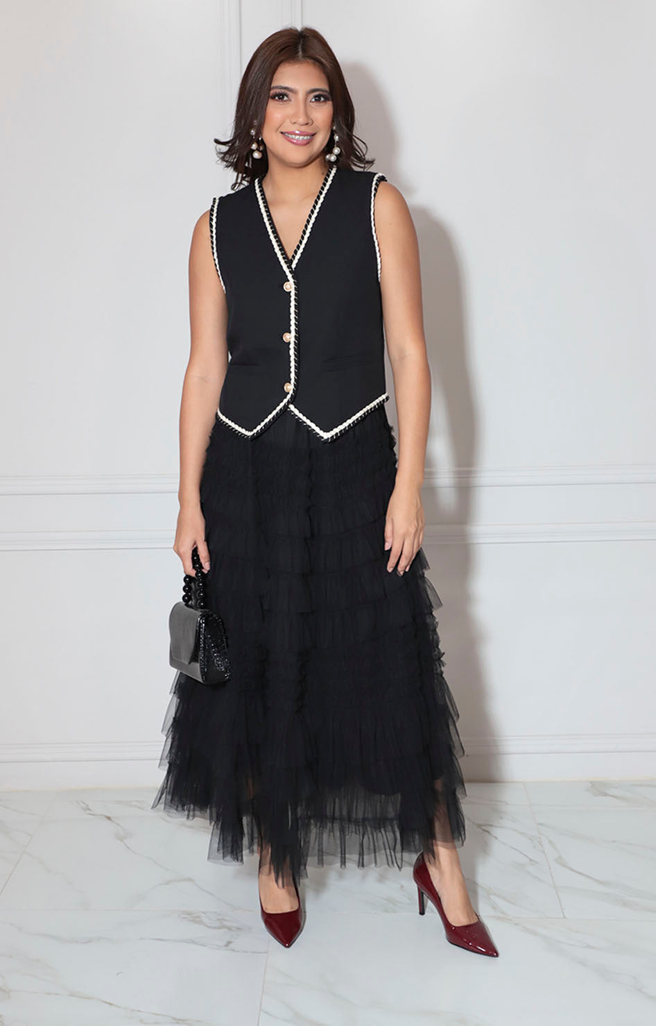 Falda negra de tull - FALDA Boutiquemirel 