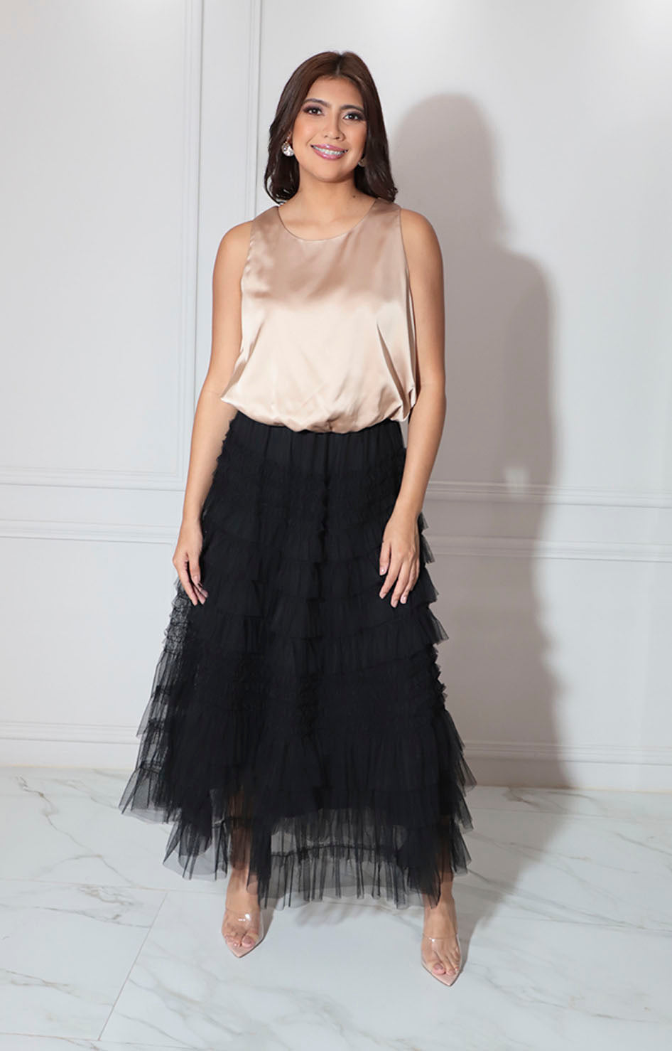 Falda negra de tull - FALDA Boutiquemirel 