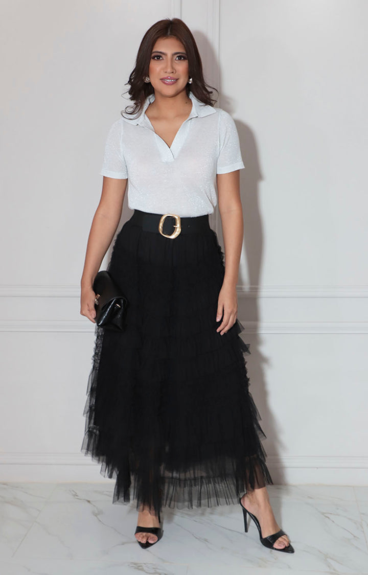 Falda negra de tull - FALDA Boutiquemirel 