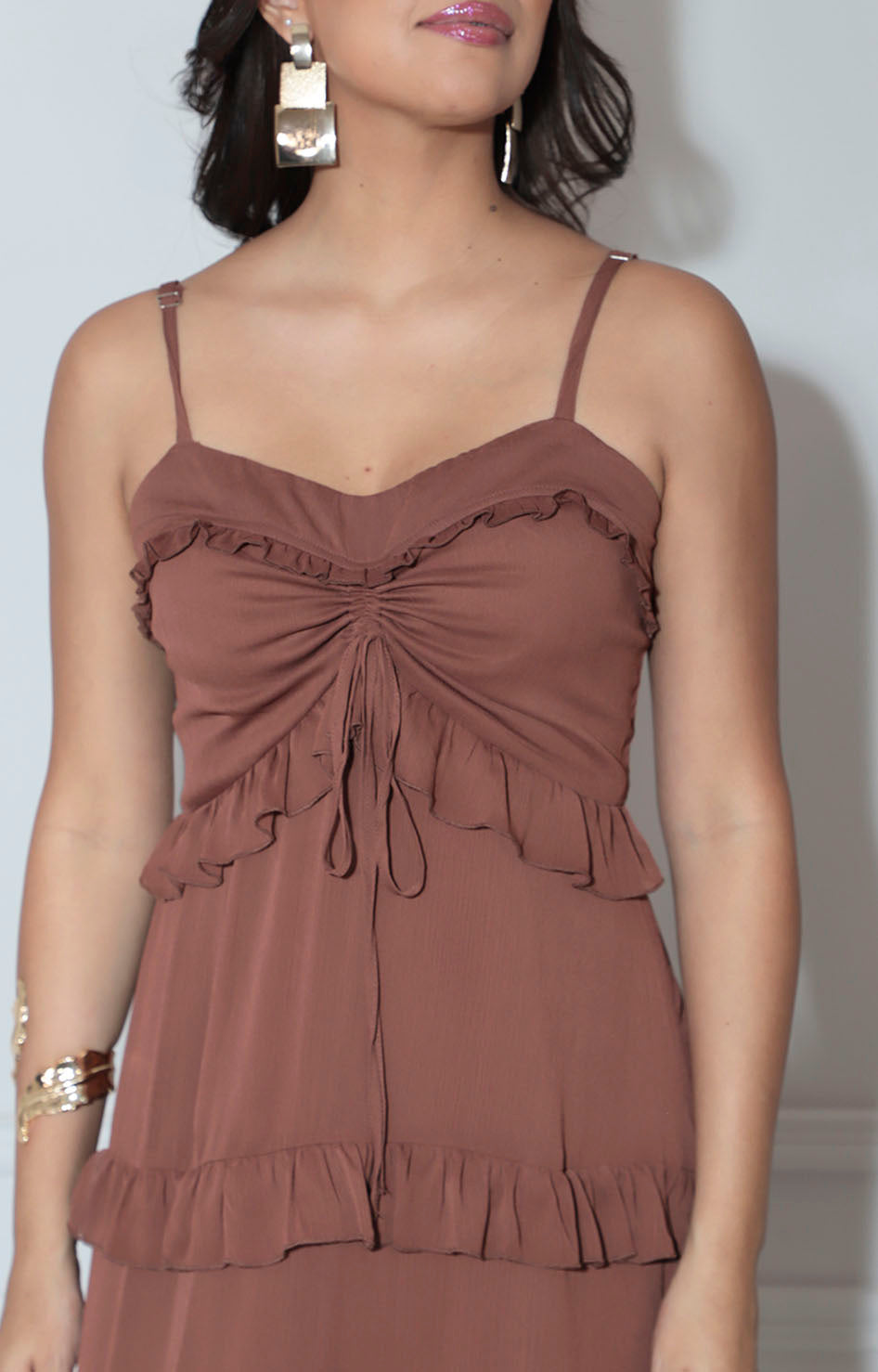 Vestido café - VESTIDO Boutiquemirel 