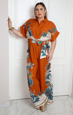 Palazzo con estampado floral