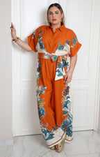 Palazzo con estampado floral