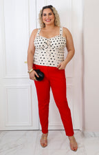 Pantalon con cinturón