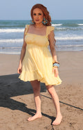 Vestido amarillo corto - VESTIDO CORTO REGULAR Boutiquemirel 