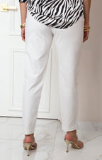 Pantalón recto de tiro alto