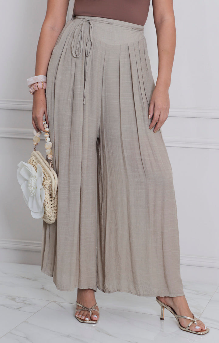 Pantalón recto con lazo - PANTALON REGULAR Boutiquemirel 