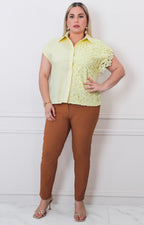 Blusa con guipiur - BLUSAS CURVY Boutiquemirel 