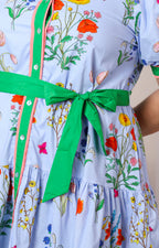 Vestido floral botánico