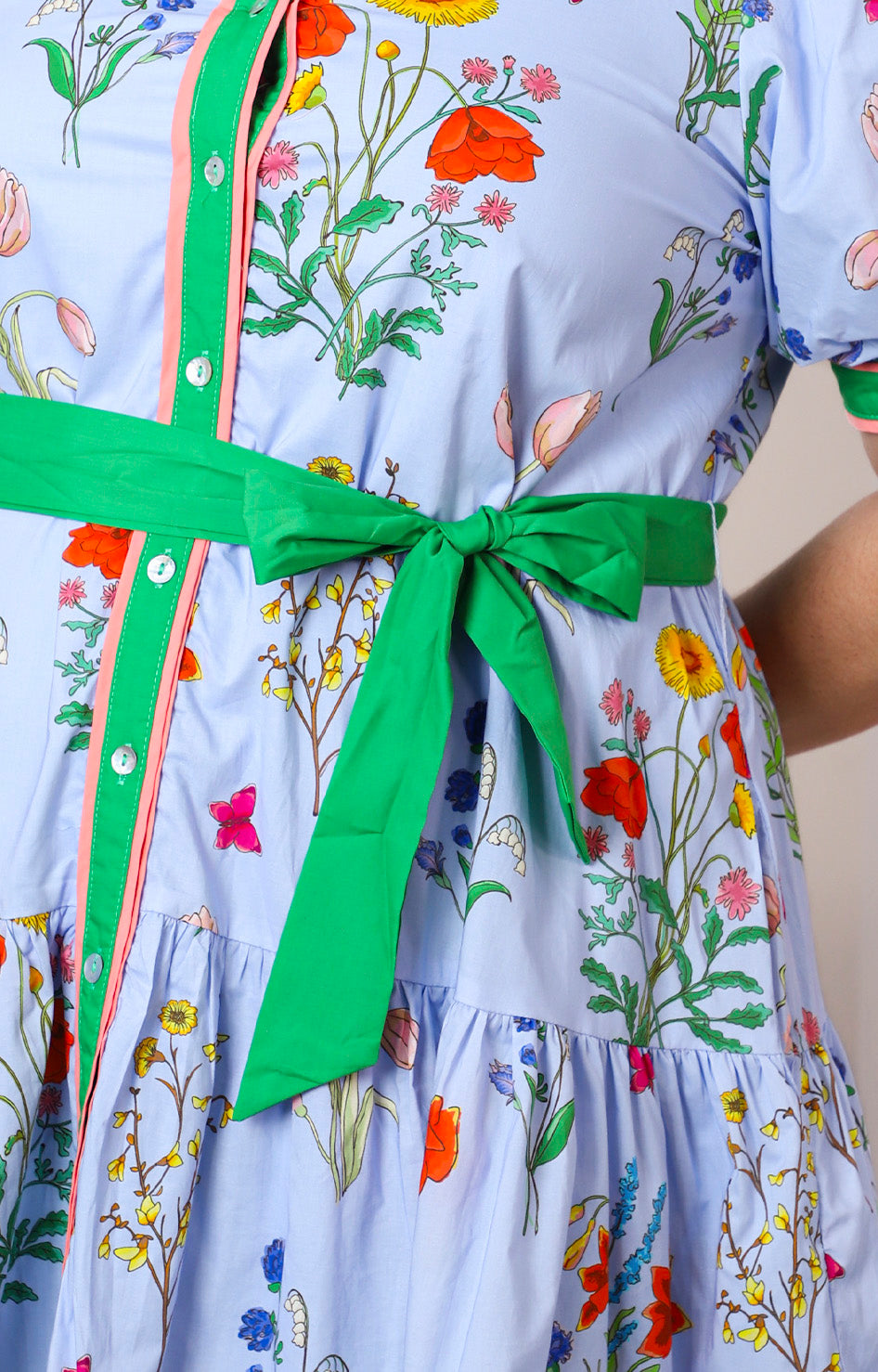 Vestido floral botánico