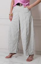 Pantalòn beige con cinturòn - PANTALON REGULAR Boutiquemirel 