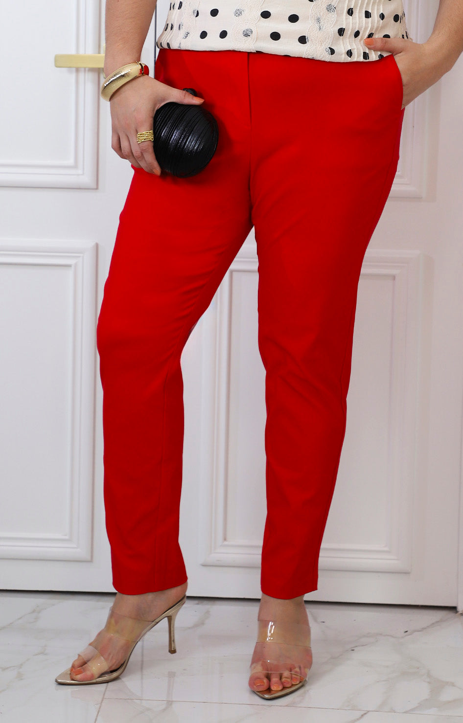 Pantalon con cinturón