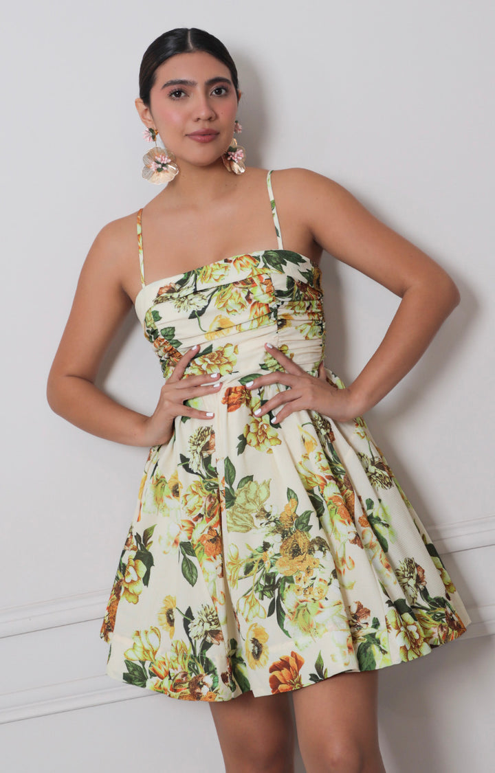 vestido estampado de tirantes - VESTIDO CORTO REGULAR Boutiquemirel 