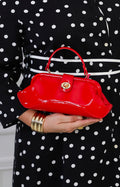 Bolsa roja de charol