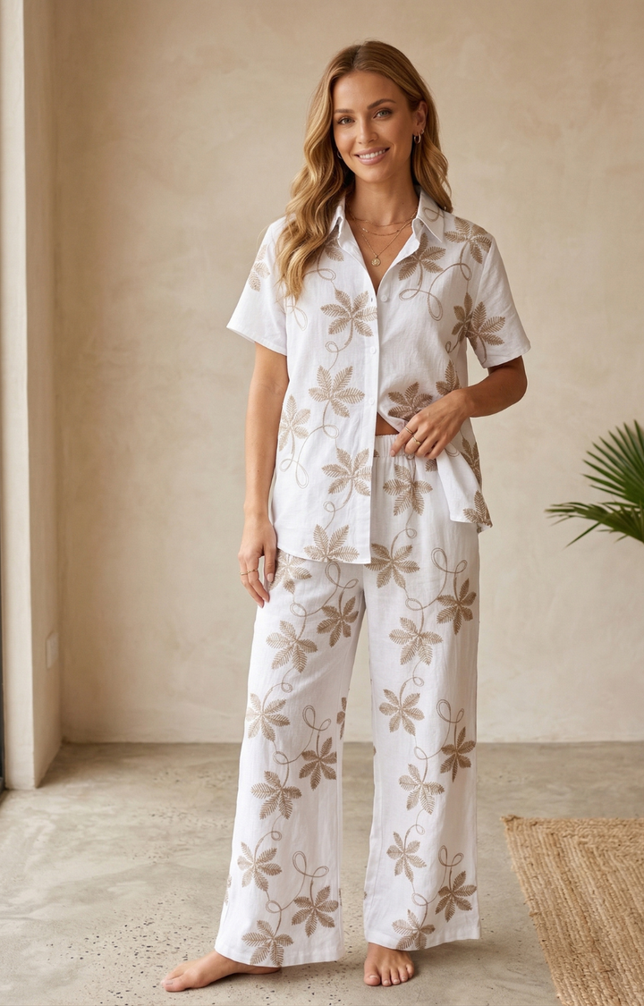 Conjunto fresco bordado - CONJUNTO REGULAR Boutiquemirel 
