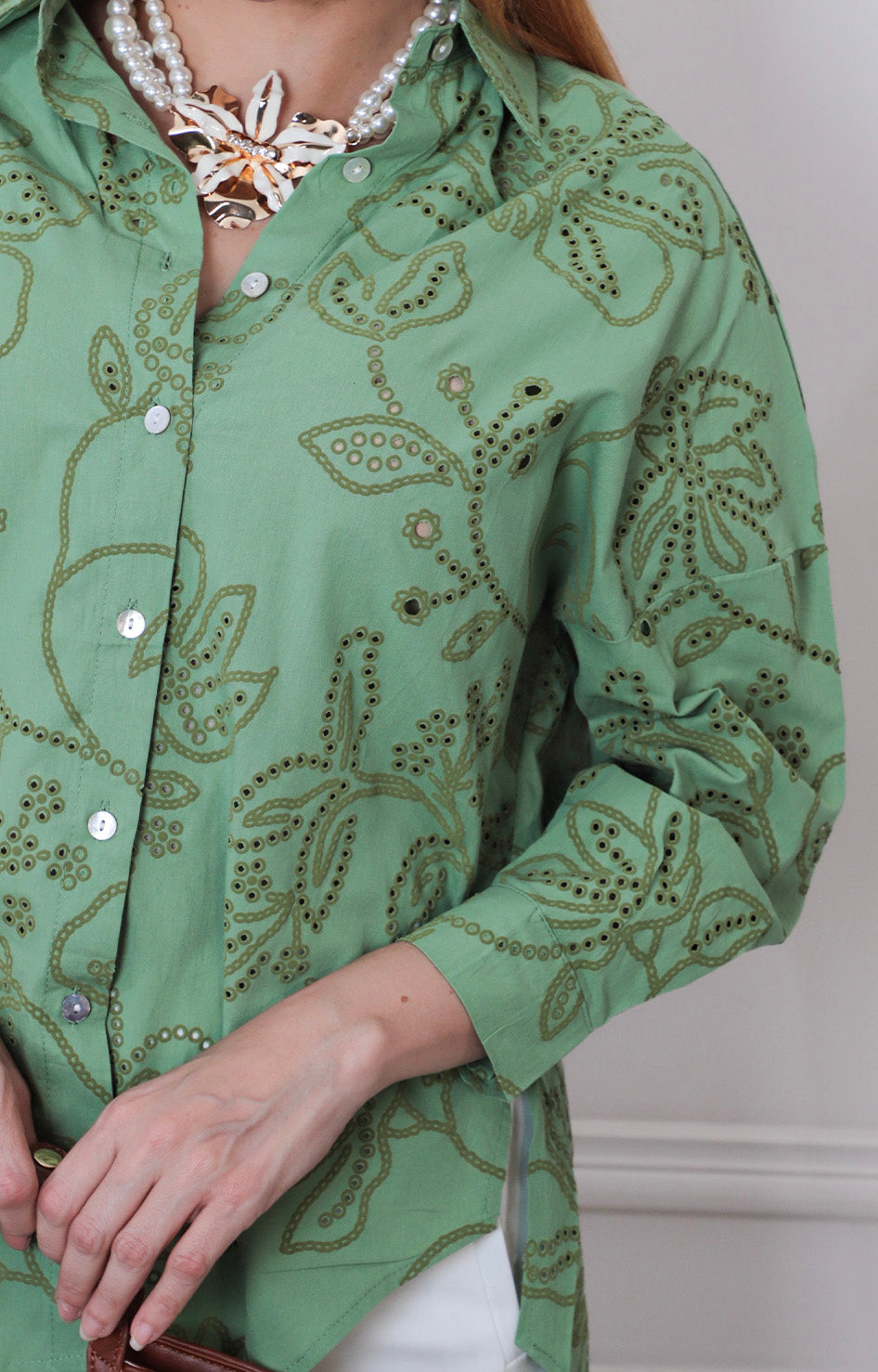B*4-26*NAANAA*TP1006-8*VERDE - BLUSAS REGULAR Boutiquemirel 
