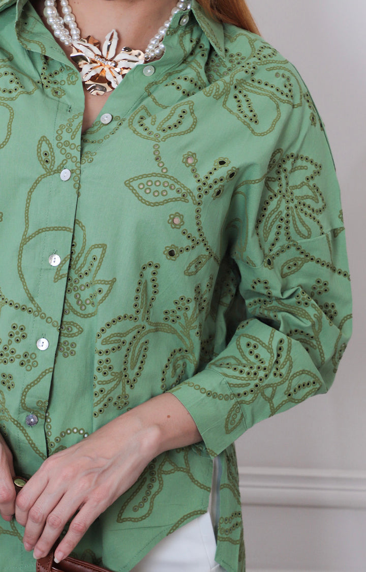 B*4-26*NAANAA*TP1006-8*VERDE - BLUSAS REGULAR Boutiquemirel 