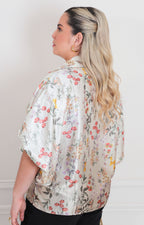 Blusa estampada de flores