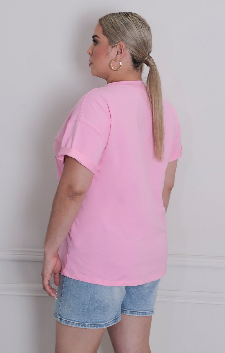 Blusa rosa lemon - BLUSAS CURVY Boutiquemirel 