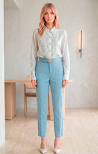 Blusa con encaje