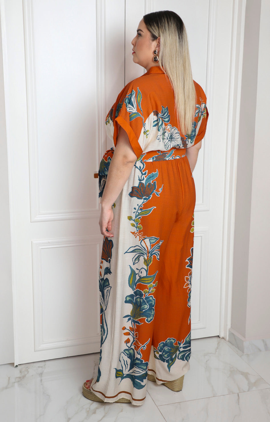 Palazzo con estampado floral