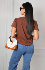 Blusa con estampado gráfico de oso