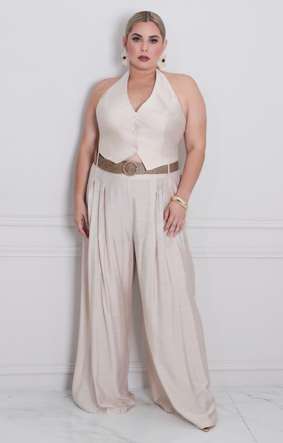 Conjunto halter liso - CONJUNTO CURVY Boutiquemirel 