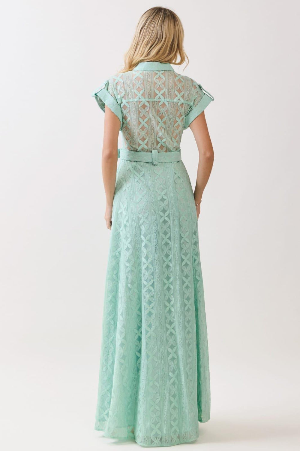 V*2-26*THE CLOTHING*LD6055*MENTA - VESTIDO LARGO REGULAR Boutiquemirel 