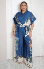 Palazzo con estampado floral