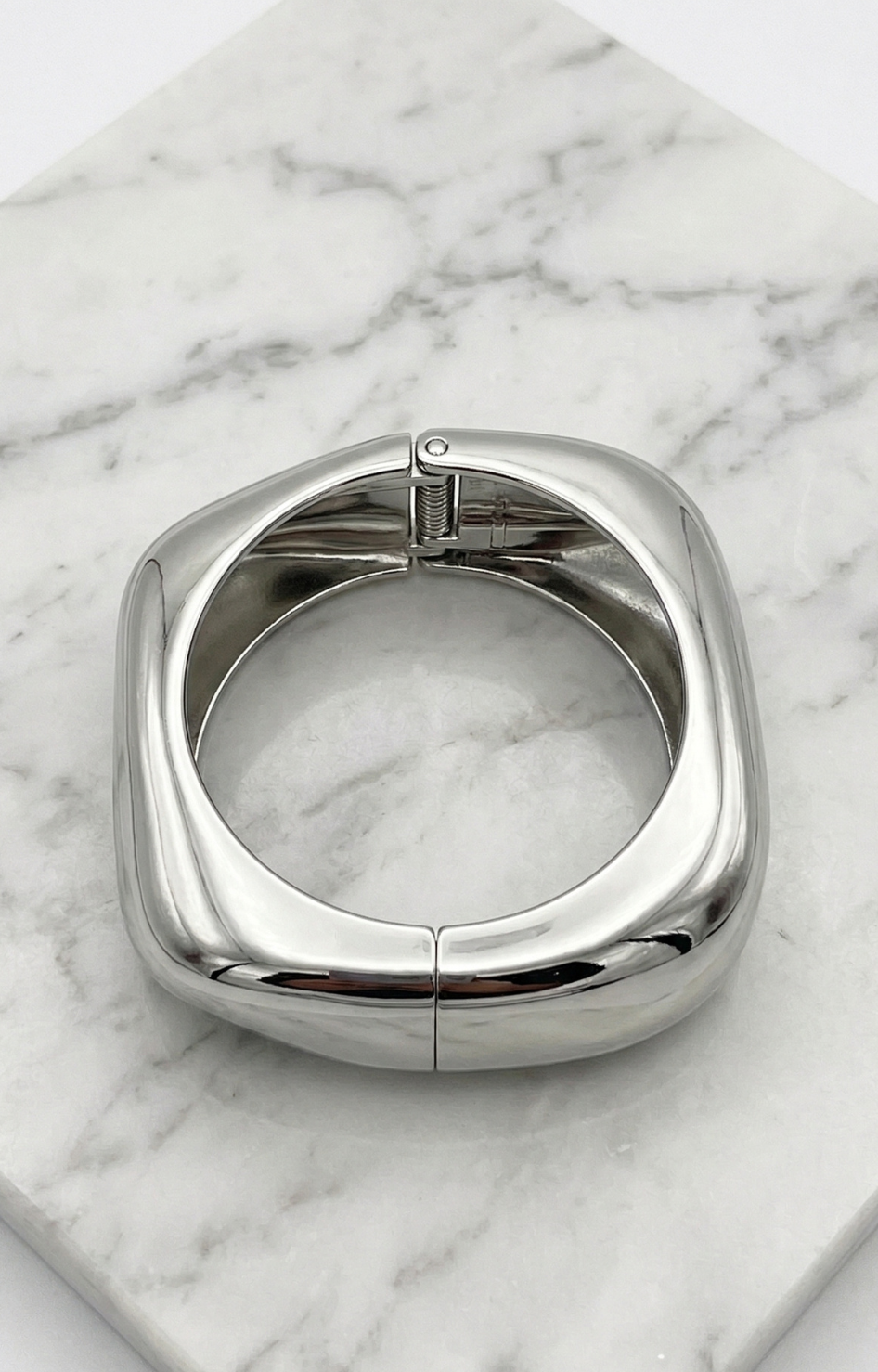 Pulsera plata con Diseño Geométrico - PULSERA Boutiquemirel 