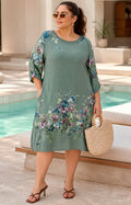 Vestido corto estampado - VESTIDO LARGO CURVY Boutiquemirel 