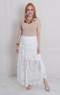 Falda larga de encaje - FALDA REGULAR Boutiquemirel 
