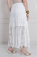 Falda larga de encaje - FALDA REGULAR Boutiquemirel 