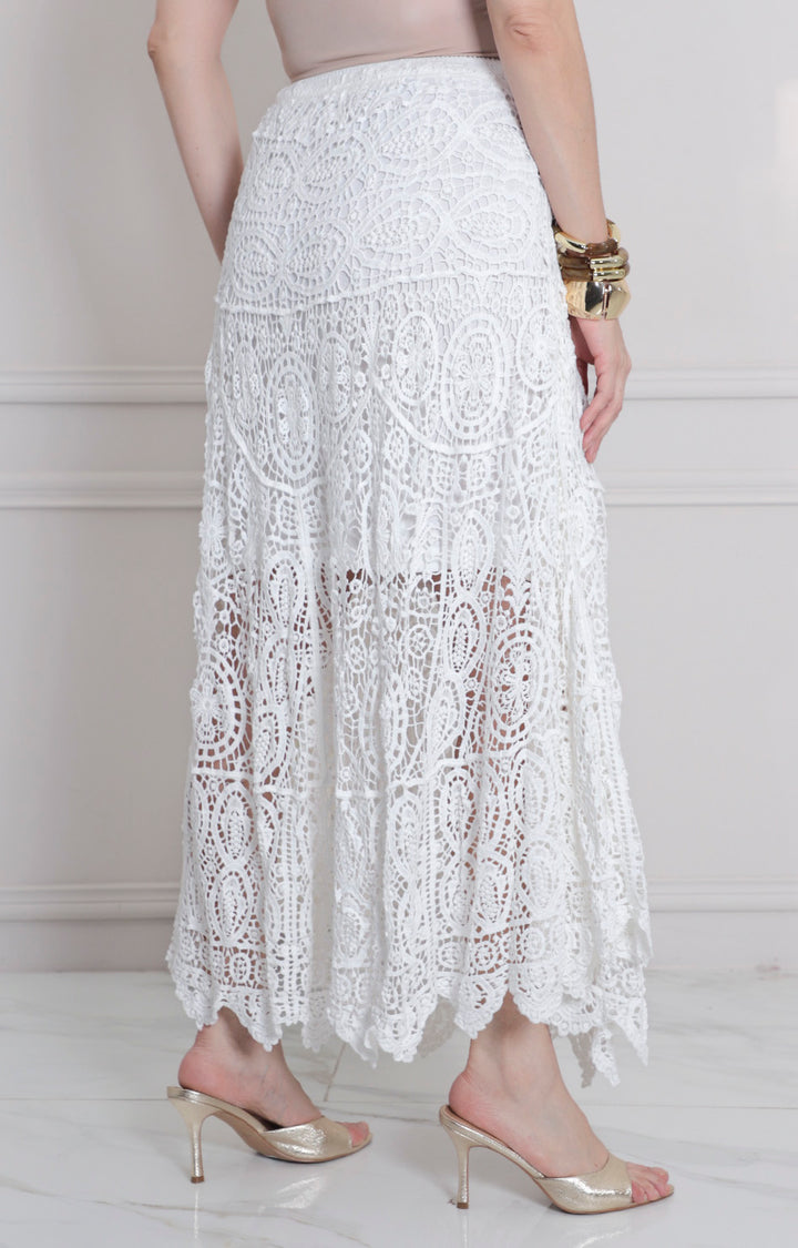 Falda larga de encaje - FALDA REGULAR Boutiquemirel 