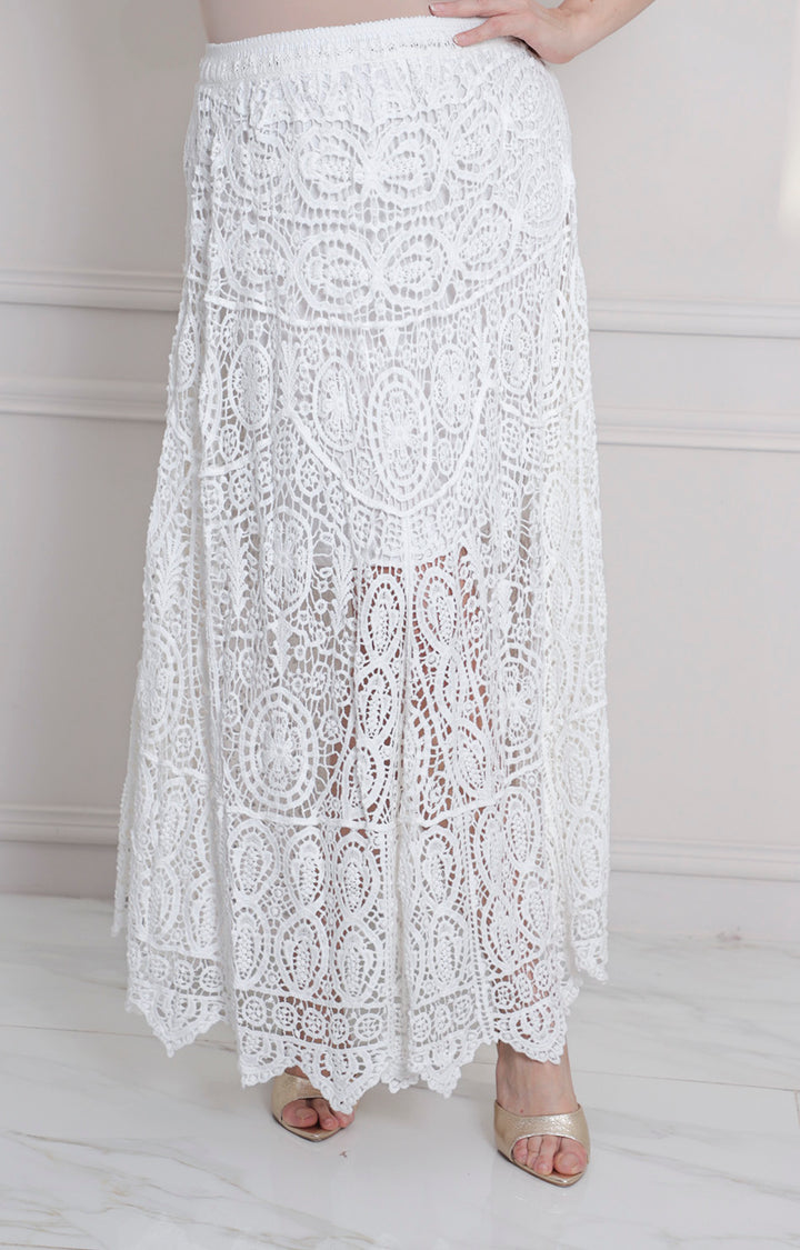 Falda larga de encaje - FALDA REGULAR Boutiquemirel 