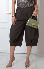Capri con cintura elástica