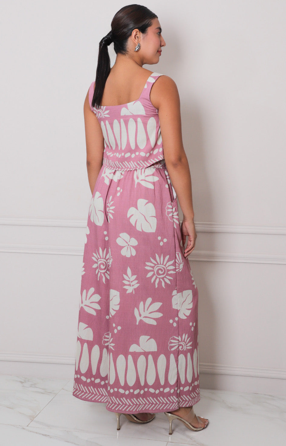 Conjunto rosa estampado - CONJUNTO REGULAR Boutiquemirel 