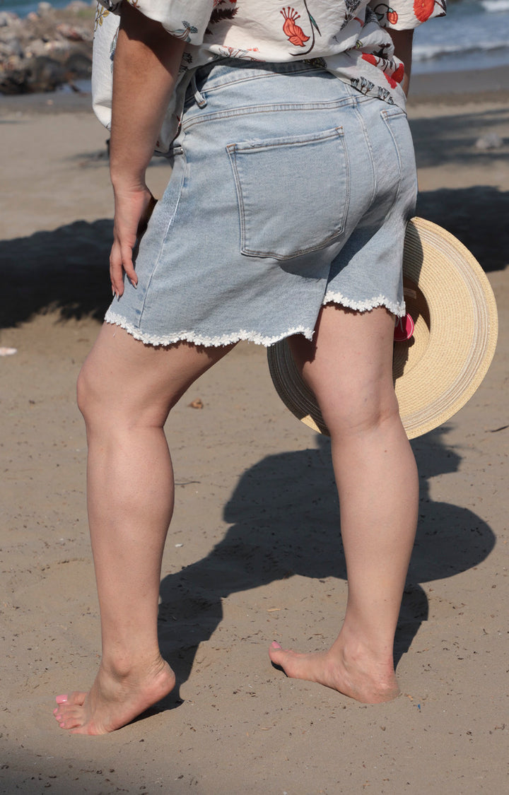S*3-26*RISEN*RD6592X*MEZCLILLA - SHORT CURVY Boutiquemirel 